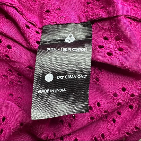 Emily Lovelock Hailey Blouse. Size: XL. Orchid Broderie. - Picture 8 of 8